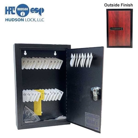 Hpc KeKab-30 Black w/Red Wood, Digital Lock HPC-H-KEKAB-30-BKRW-DL